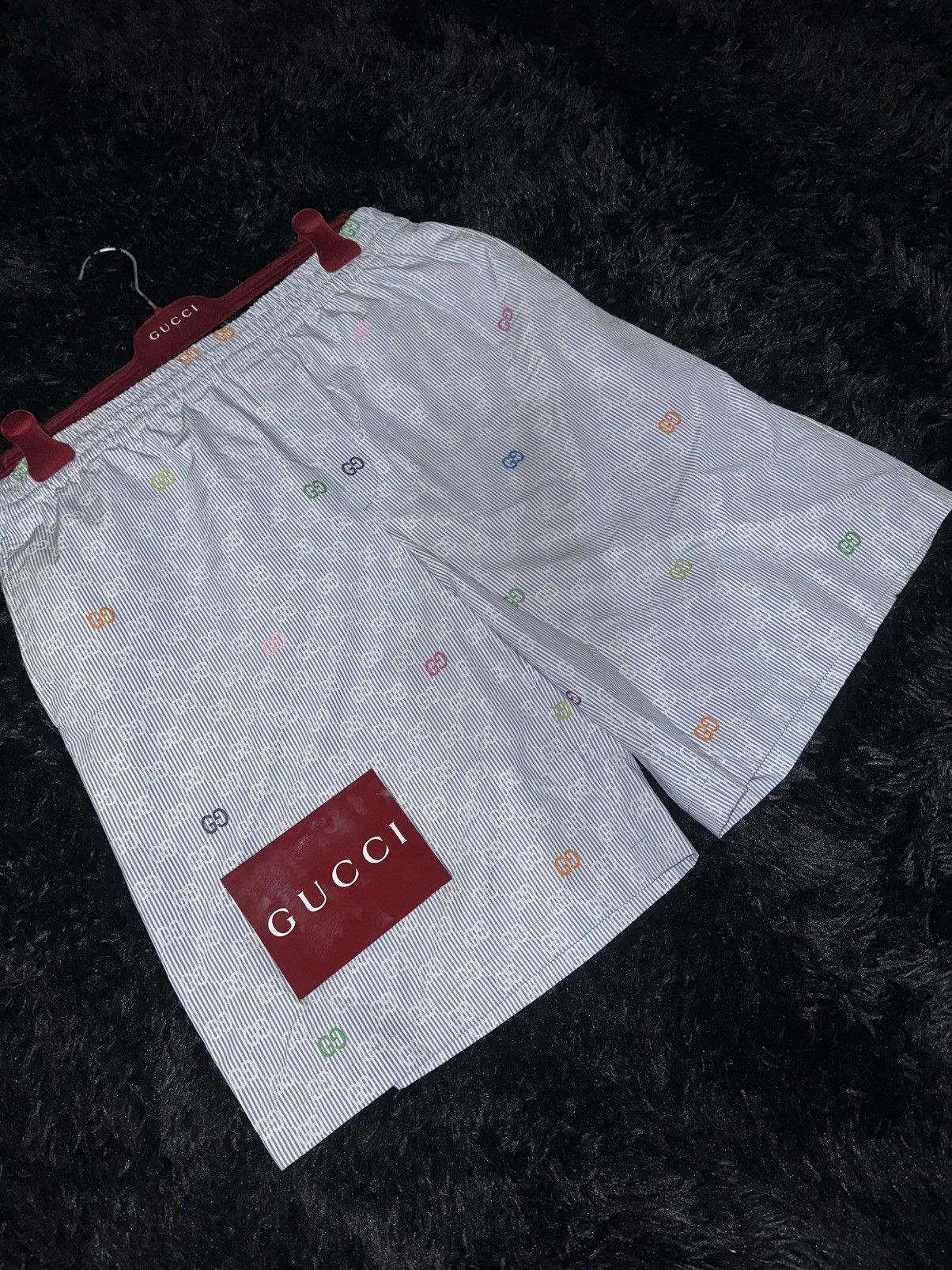 Gucci Gucci Striped cotton shorts Size US 34 / EU 50 - 1 Thumbnail