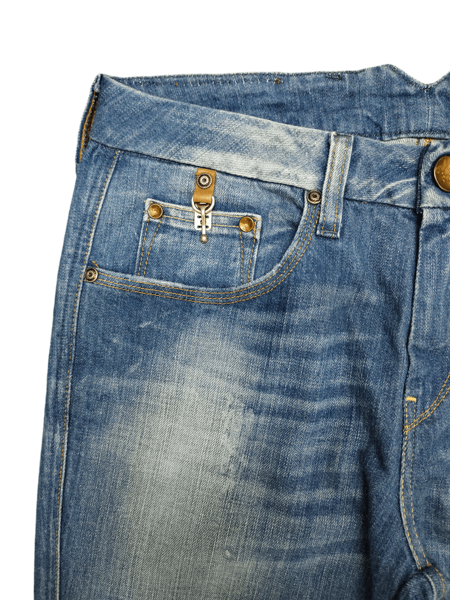 Replay Vintage Replay Guista Clawmark Metal Hook Pocket Jeans Size 28" / US 6 / IT 42 - 3 Thumbnail