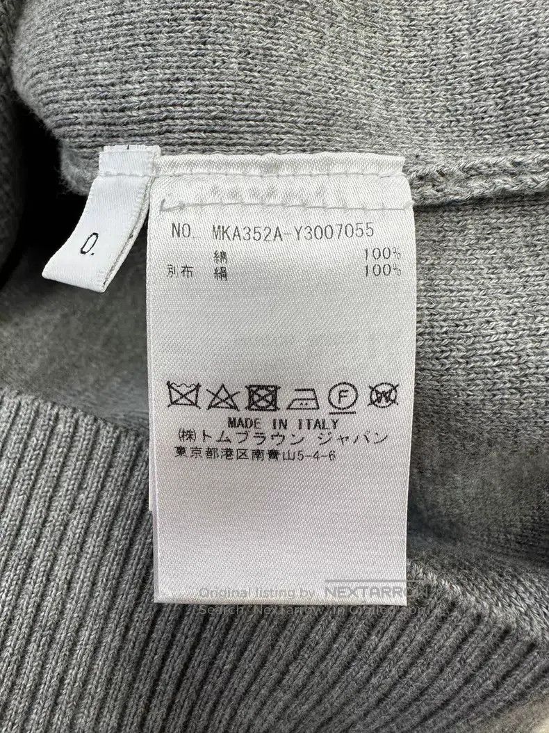 Thom Browne Thom Browne Gray classic four-striped knit sweater Size US XS / EU 42 / 0 - 4 Thumbnail
