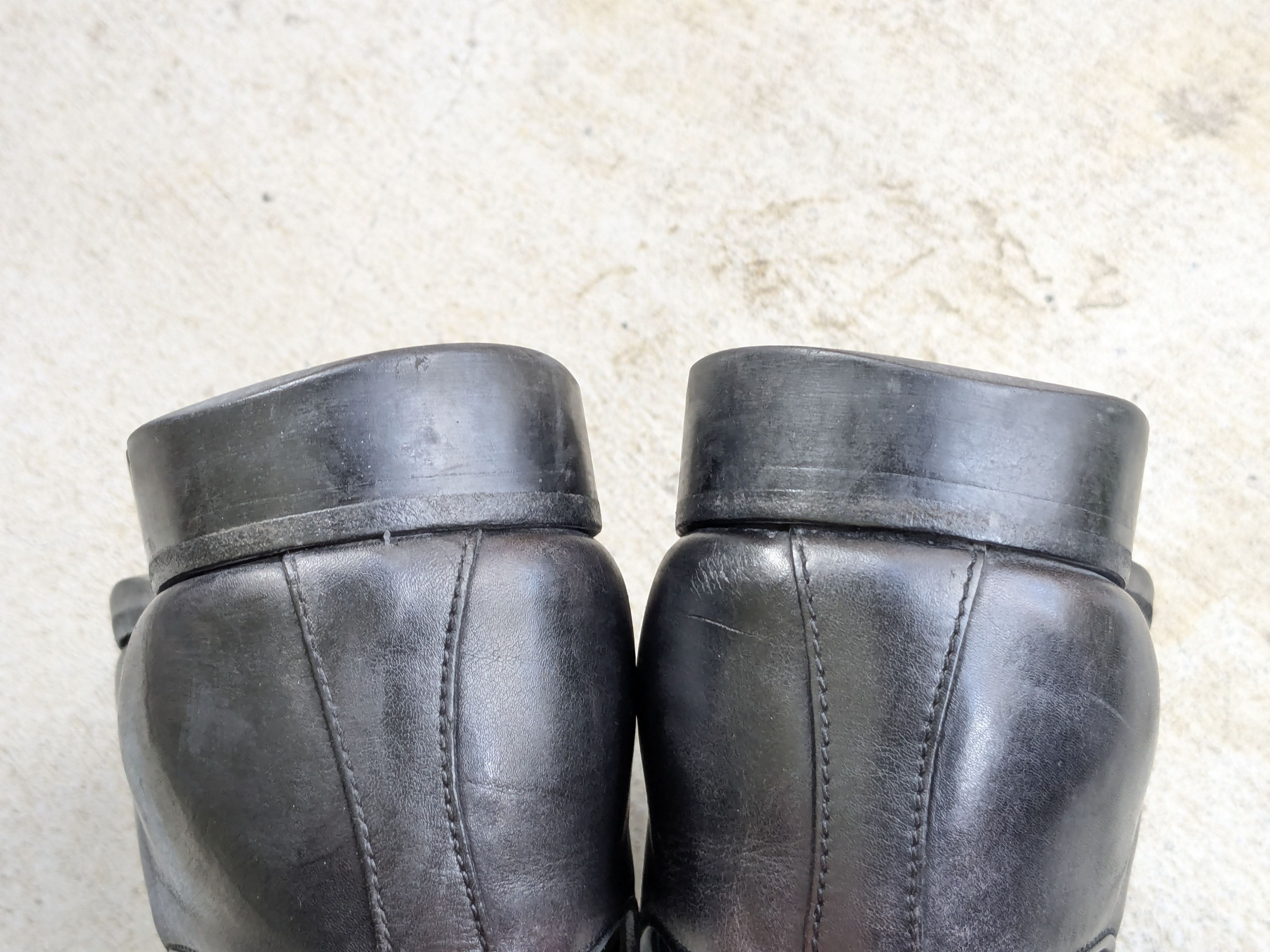 Prada Prada Split Toe Oxfords Derby's Black 11 Leather Bluchers Size US 11 / EU 44 - 14 Thumbnail
