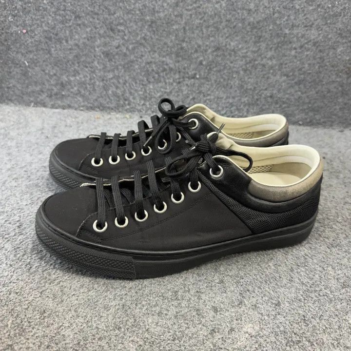 Louis Vuitton Louis Vuitton Black Nylon Lace-Up Sneakers -2508 Size US 7.5 / EU 40-41 - 1 Thumbnail