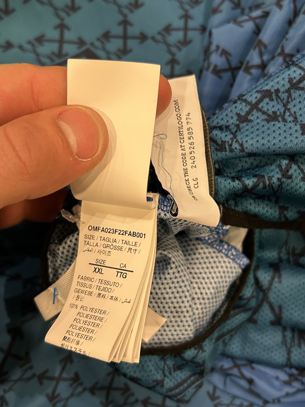 Off-White Off-White Swim Trunks Size US 34 / EU 50 - 5 Thumbnail