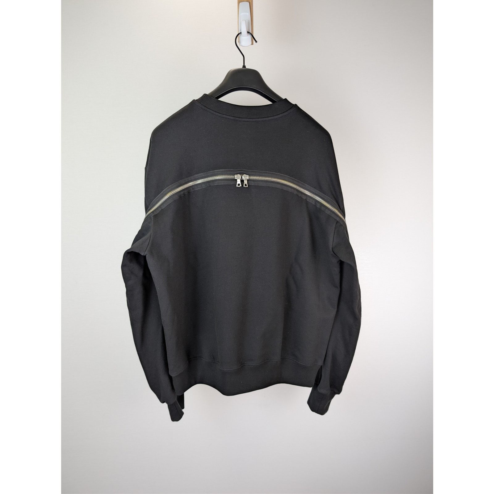 Dries Van Noten o1rshd1 Harson cotton jersey sweatshirt Sweater in Black L Size US L / EU 52-54 / 3 - 8 Thumbnail