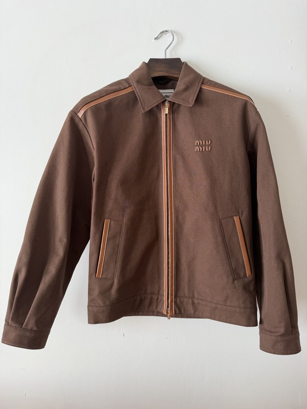 Miu Miu MIU MIU Canvas Jacket Size US L / EU 52-54 / 3 - 1 Thumbnail