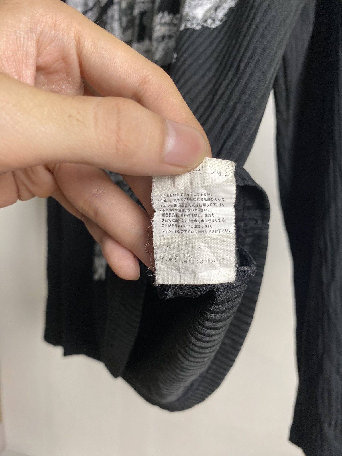 If Six Was Nine × Japanese Brand × Le Grande Bleu (L.G.B.) Black Label Poem Rock Longsleeve Size US L / EU 52-54 / 3 - 9 Thumbnail
