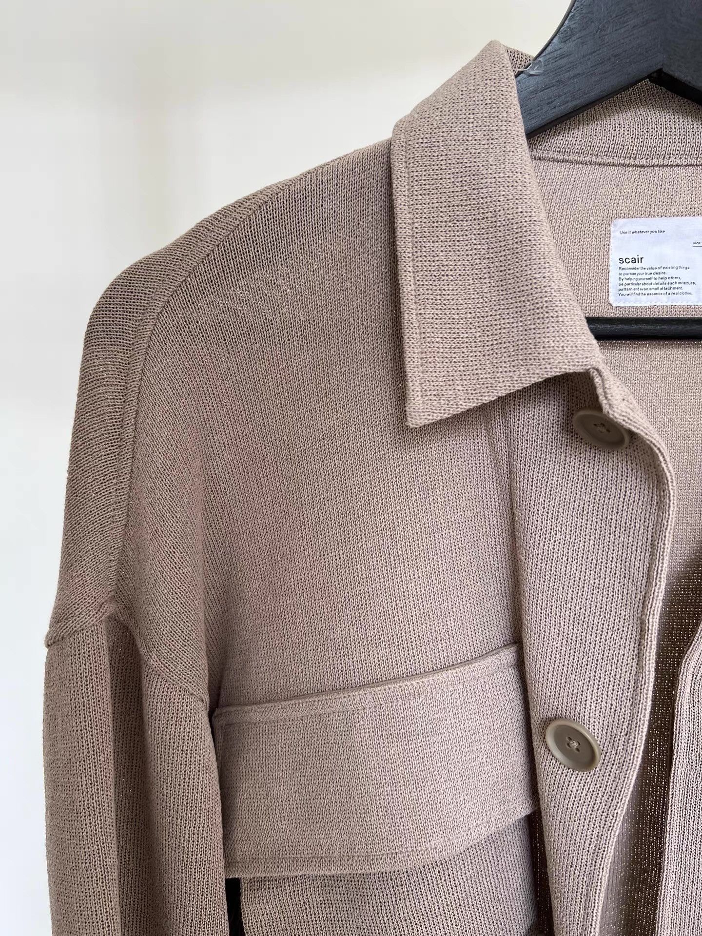 Vintage Scair Vintage Textured Boxy Cropped Panel Jacket Q13 Size US M / EU 48-50 / 2 - 5 Thumbnail
