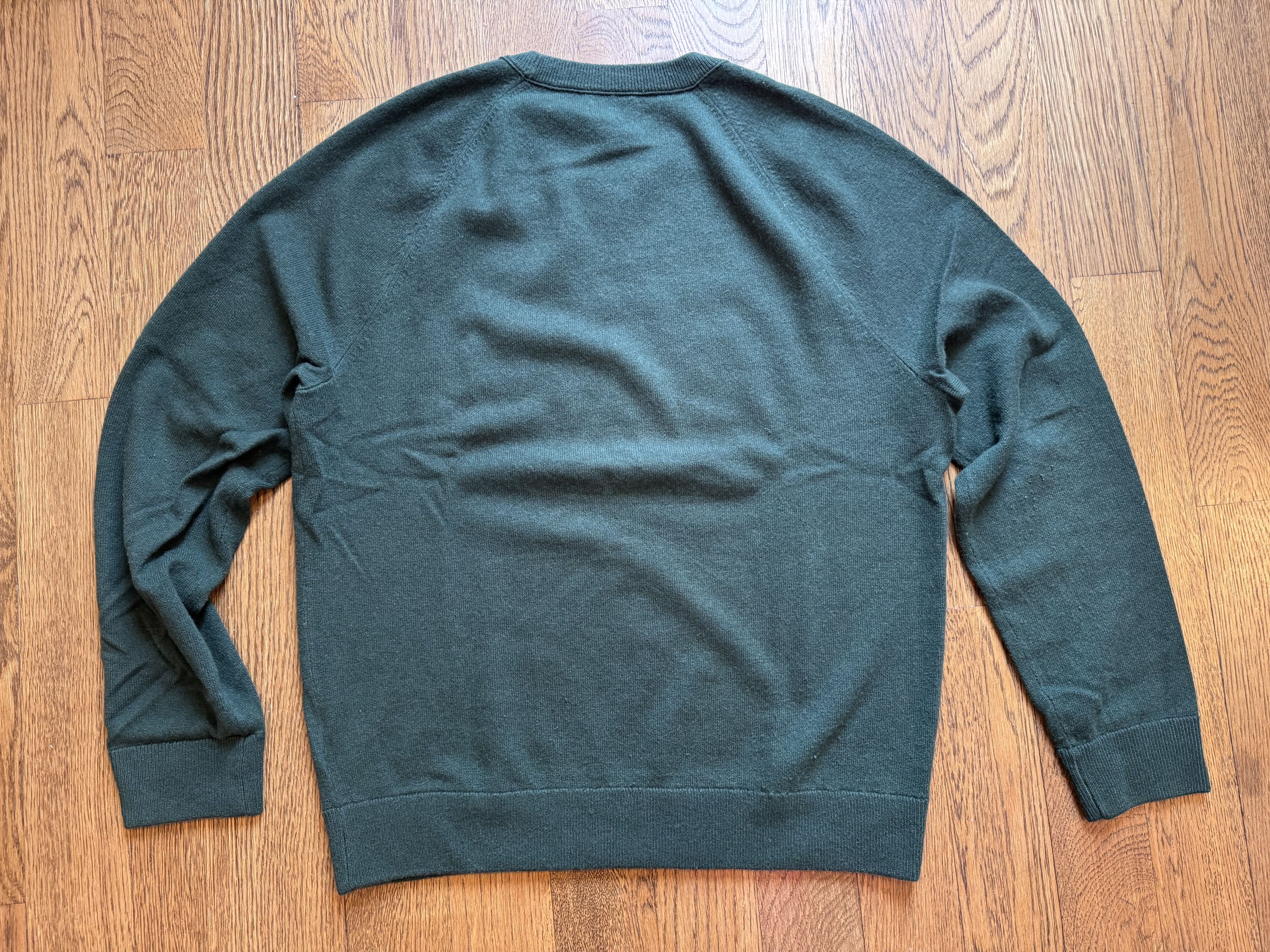 J.Crew J.Crew Men's Cashmere Raglan Sleeve Crewneck Sweatshirt Size US L / EU 52-54 / 3 - 2 Thumbnail