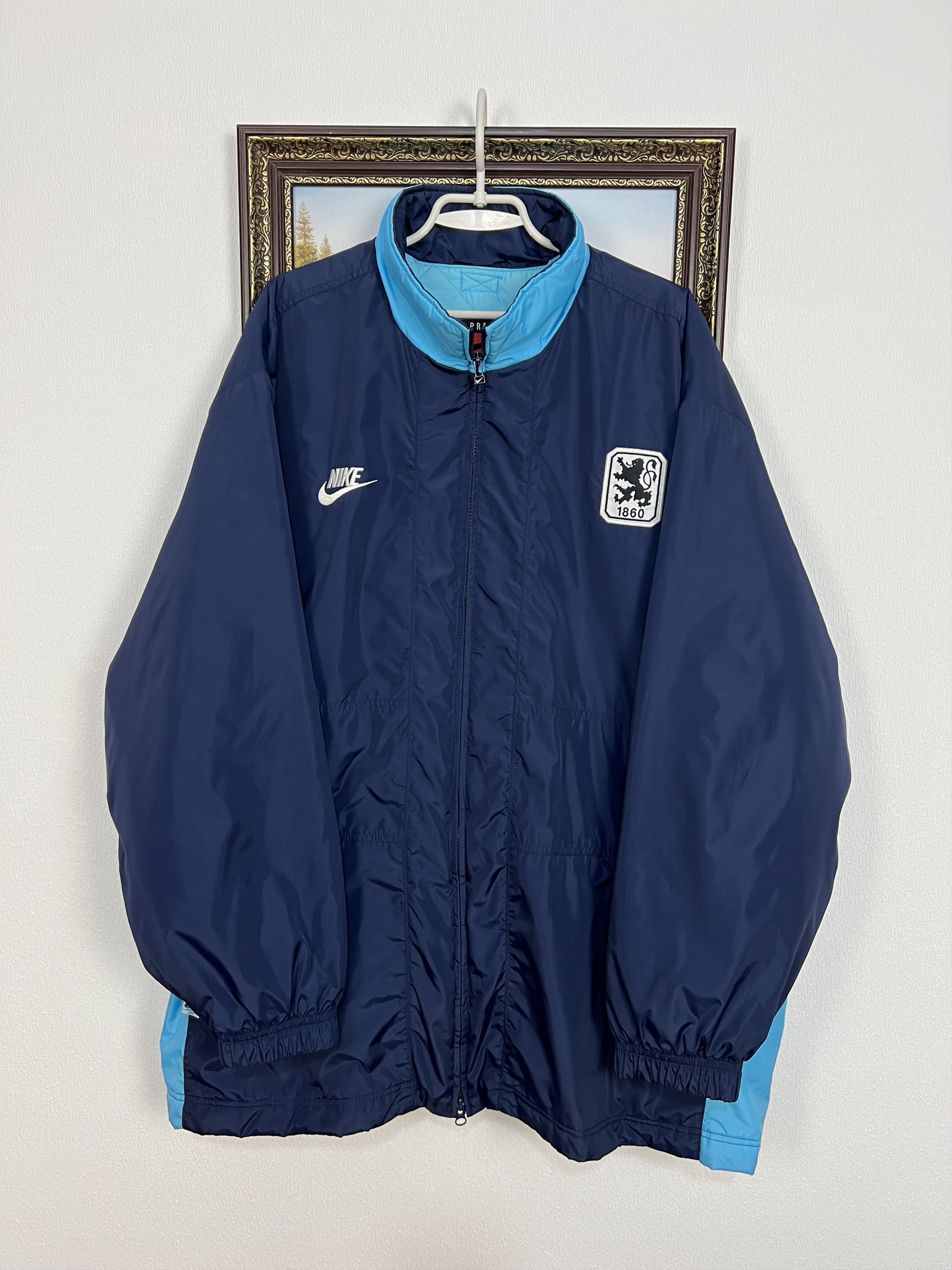 Nike Vintage 90's Nike 1860 Munich Munchen Football Jacket Soccer Size US XXL / EU 58 / 5 - 1 Thumbnail