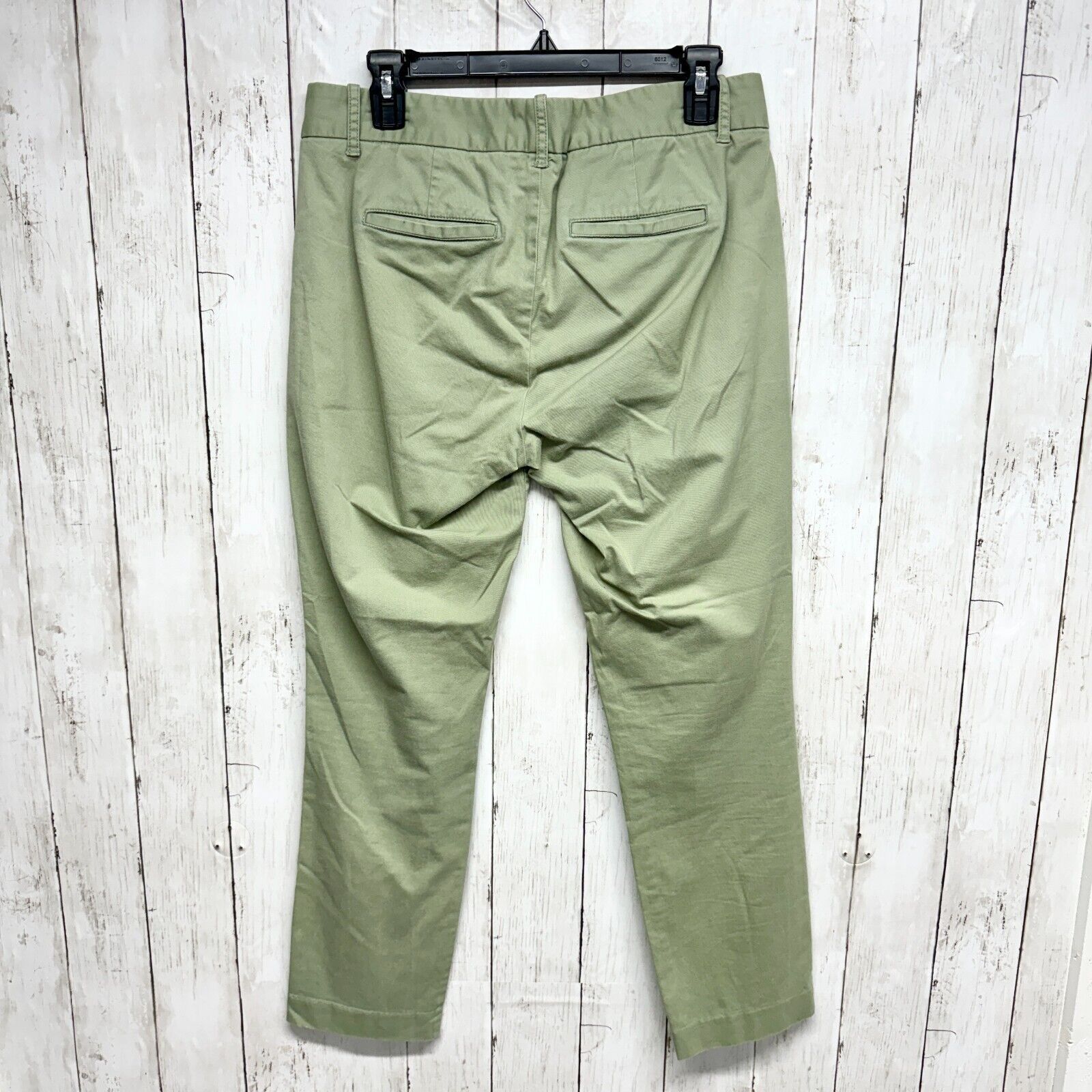 J.Crew J.Crew Pants Stretch Size 8 Frankie Mid Rise Slim Army Green Size 30" / US 8 / IT 44 - 4 Thumbnail