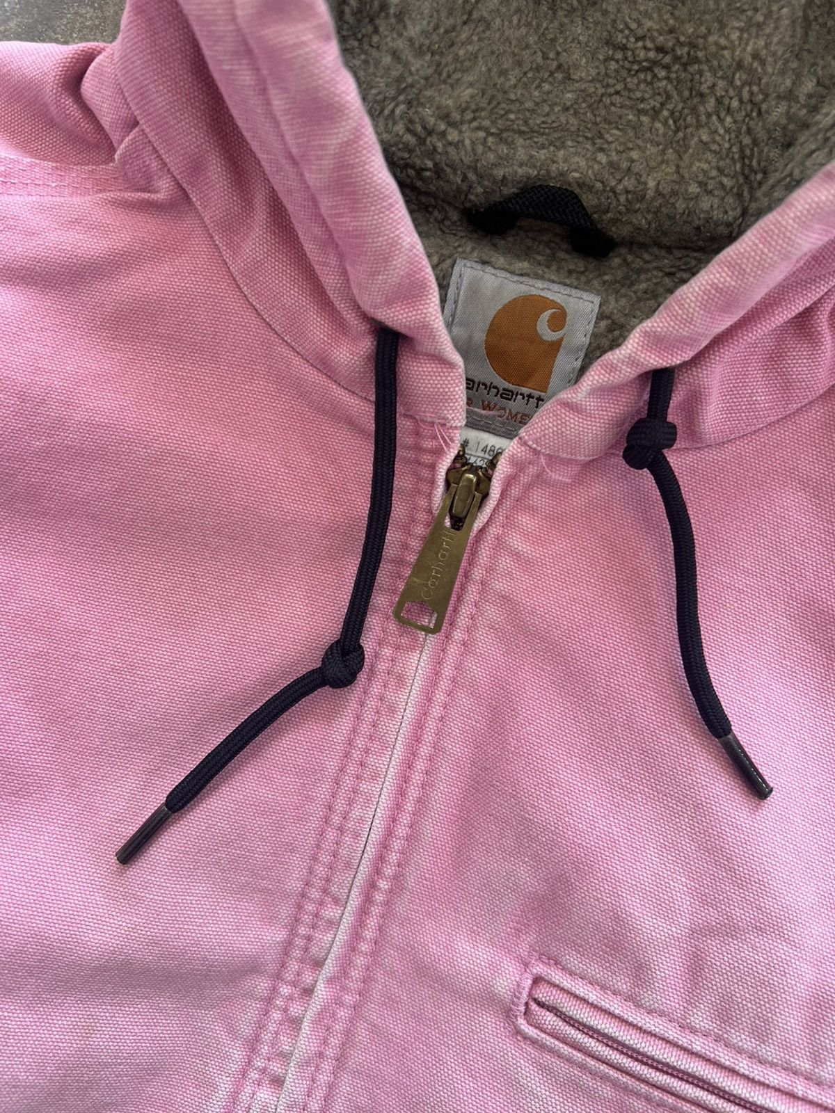 Carhartt Vintage J141 PKR Faded Carhartt Rose Detroit Hoodie Jacket Size US L / EU 52-54 / 3 - 7 Thumbnail