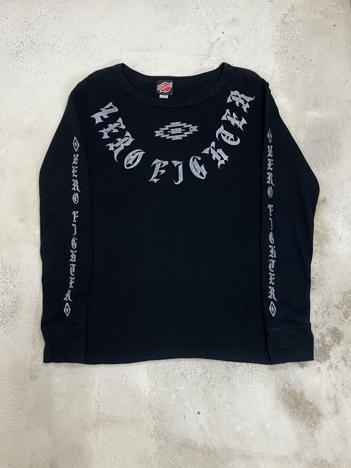 If Six Was Nine × Japanese Brand × Le Grande Bleu (L.G.B.) Zero Fighter Japan Art Font Necklace Logo Of Chevrolet Size US M / EU 48-50 / 2 - 3 Thumbnail