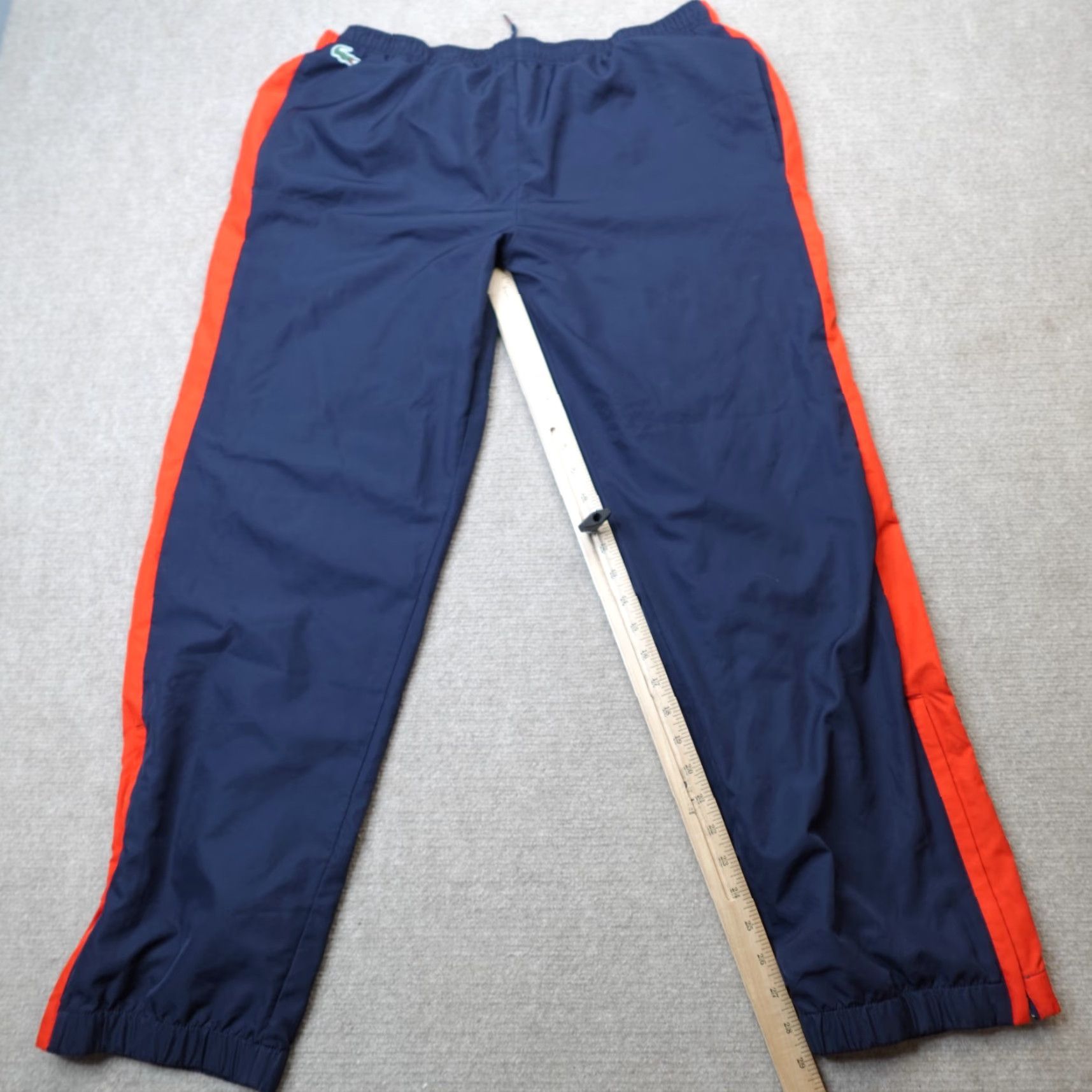 Lacoste Lacoste Pants 3XL Blue Drawstring Joggers Lined Warm Up Retro Shirt? Size US 39 - 2 Thumbnail
