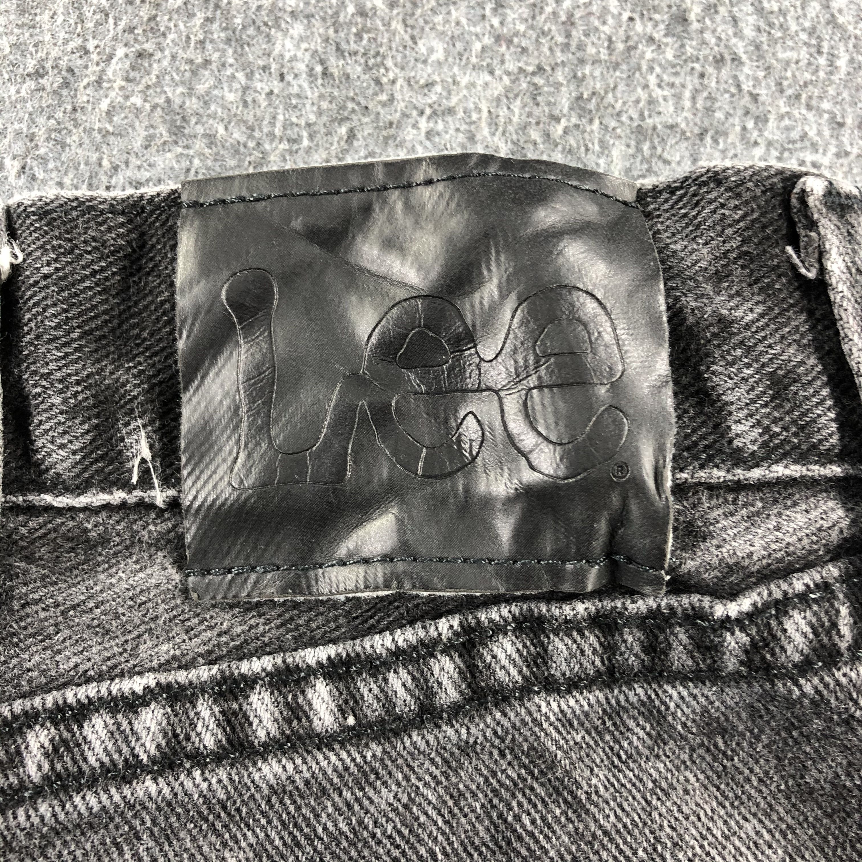 Lee Vintage Faded Black Lee Jeans-J2499 Size US 36 / EU 52 - 5 Thumbnail