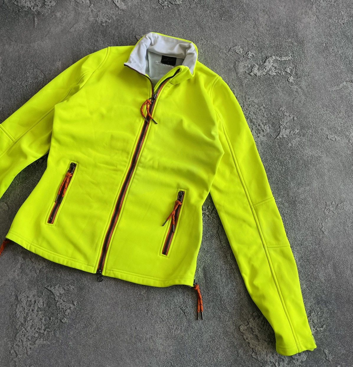 JET SET Women Green SoftShell Jacket Size 2 ( M ) Outdoor
