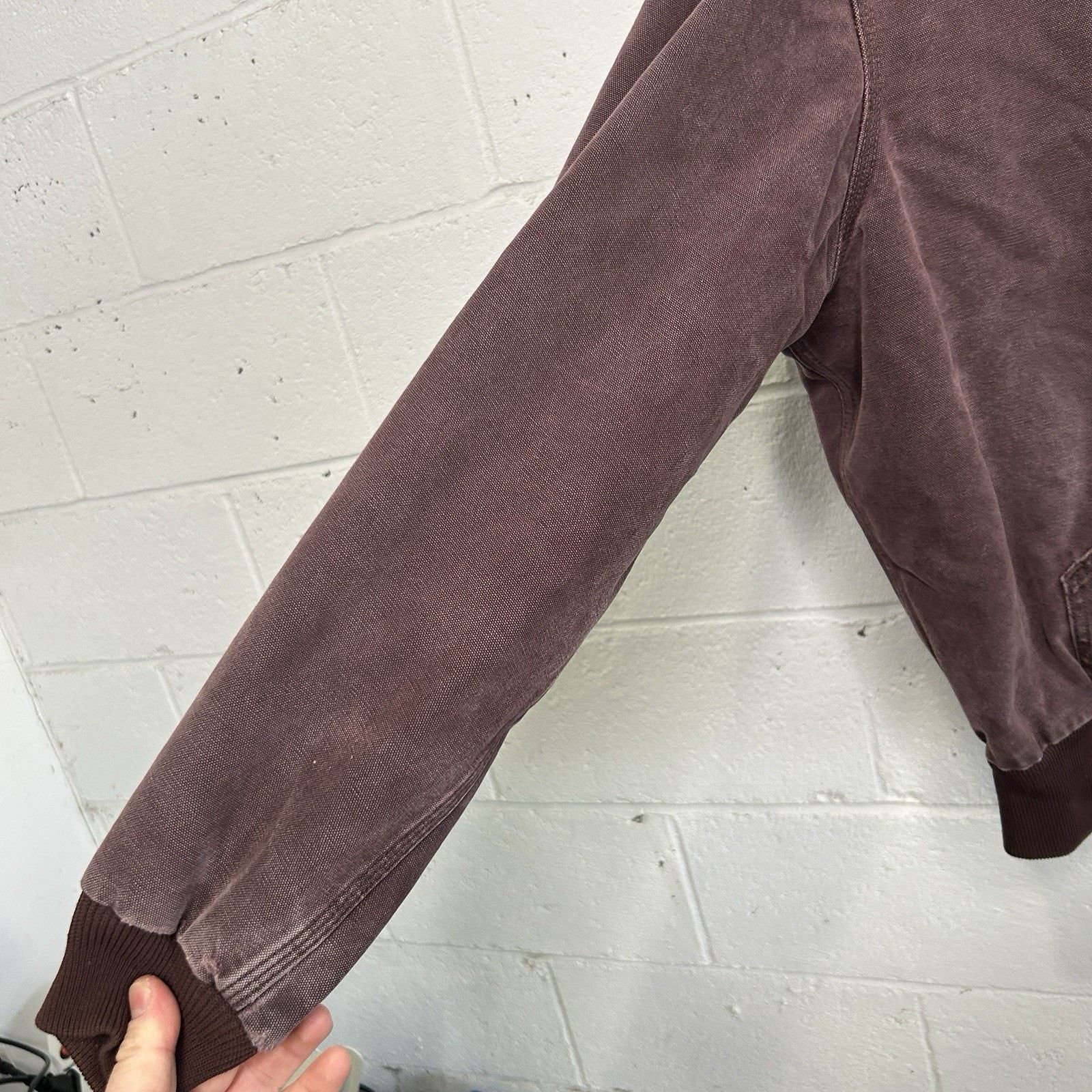 Carhartt Vintage Carhartt Quilted Hooded Jacket “Burgundy/Wine” J06 Size US XL / EU 56 / 4 - 5 Thumbnail