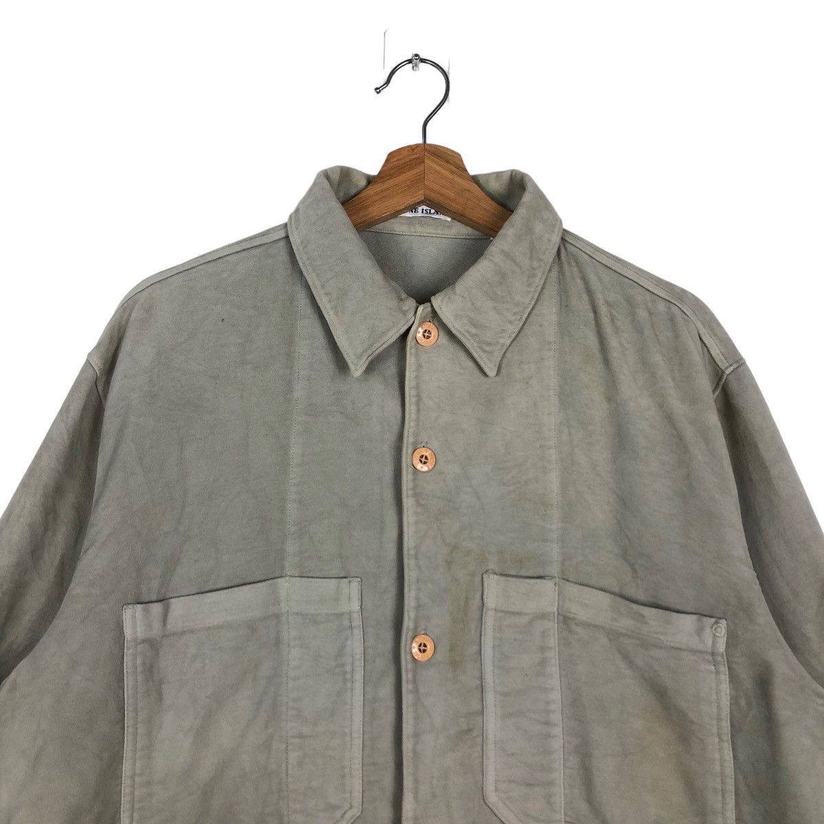 Stone Island 🔥90’s Vintage Stone Island Shirt Jacket Worker Size US M / EU 48-50 / 2 - 3 Thumbnail