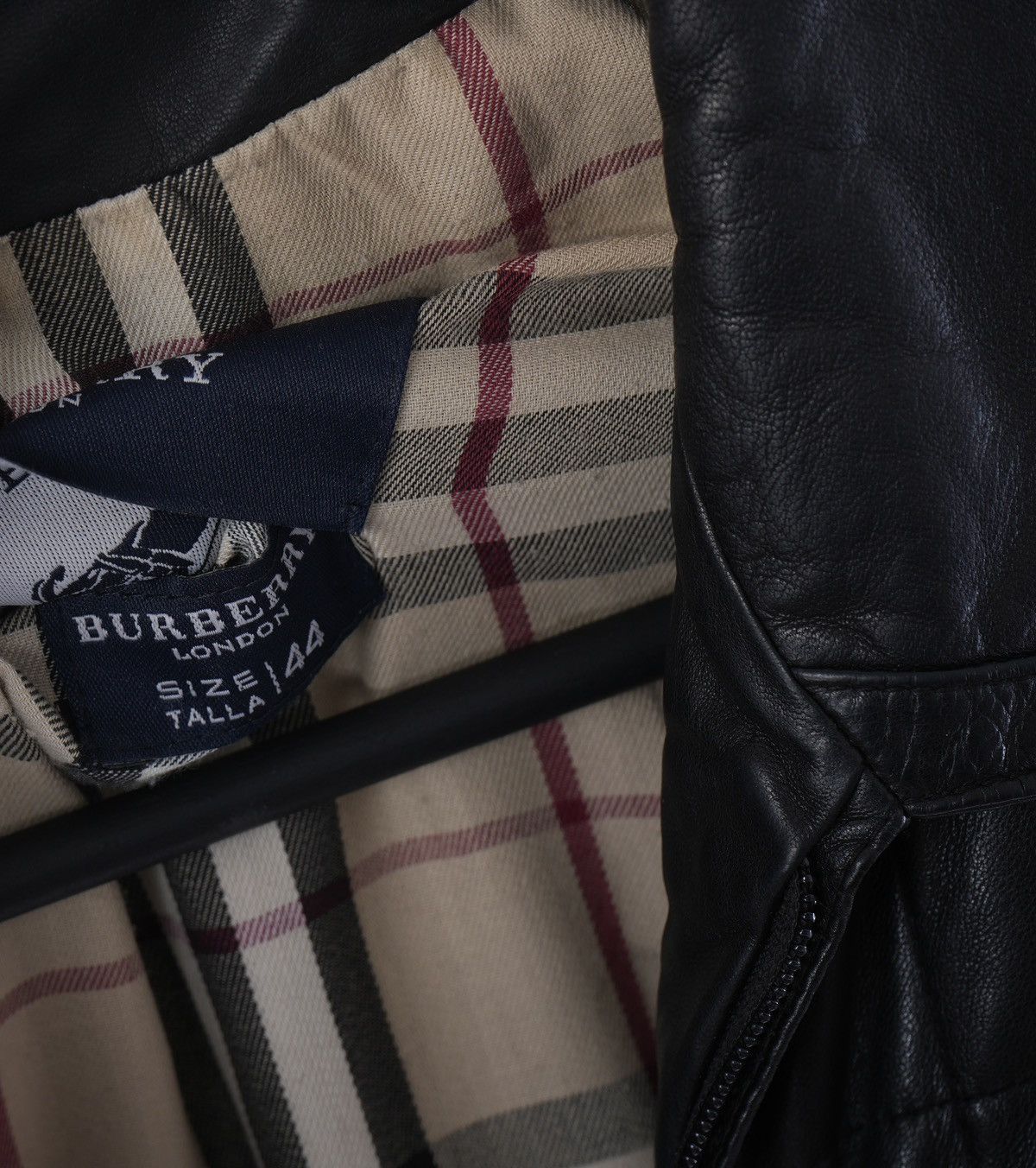 Burberry Rare Burberry London Black Leather Biker Jacket 44 M Size M / US 6-8 / IT 42-44 - 5 Thumbnail