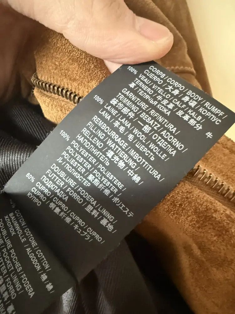 Saint Laurent Paris YSL Suede Teddy Jacket Size US XL / EU 56 / 4 - 6 Thumbnail