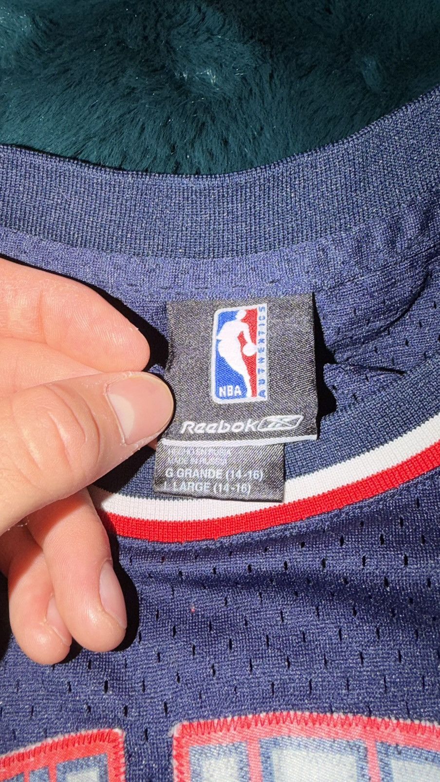 Reebok New Jersey Nets Jason Kidd jersey Size US L / EU 52-54 / 3 - 5 Thumbnail