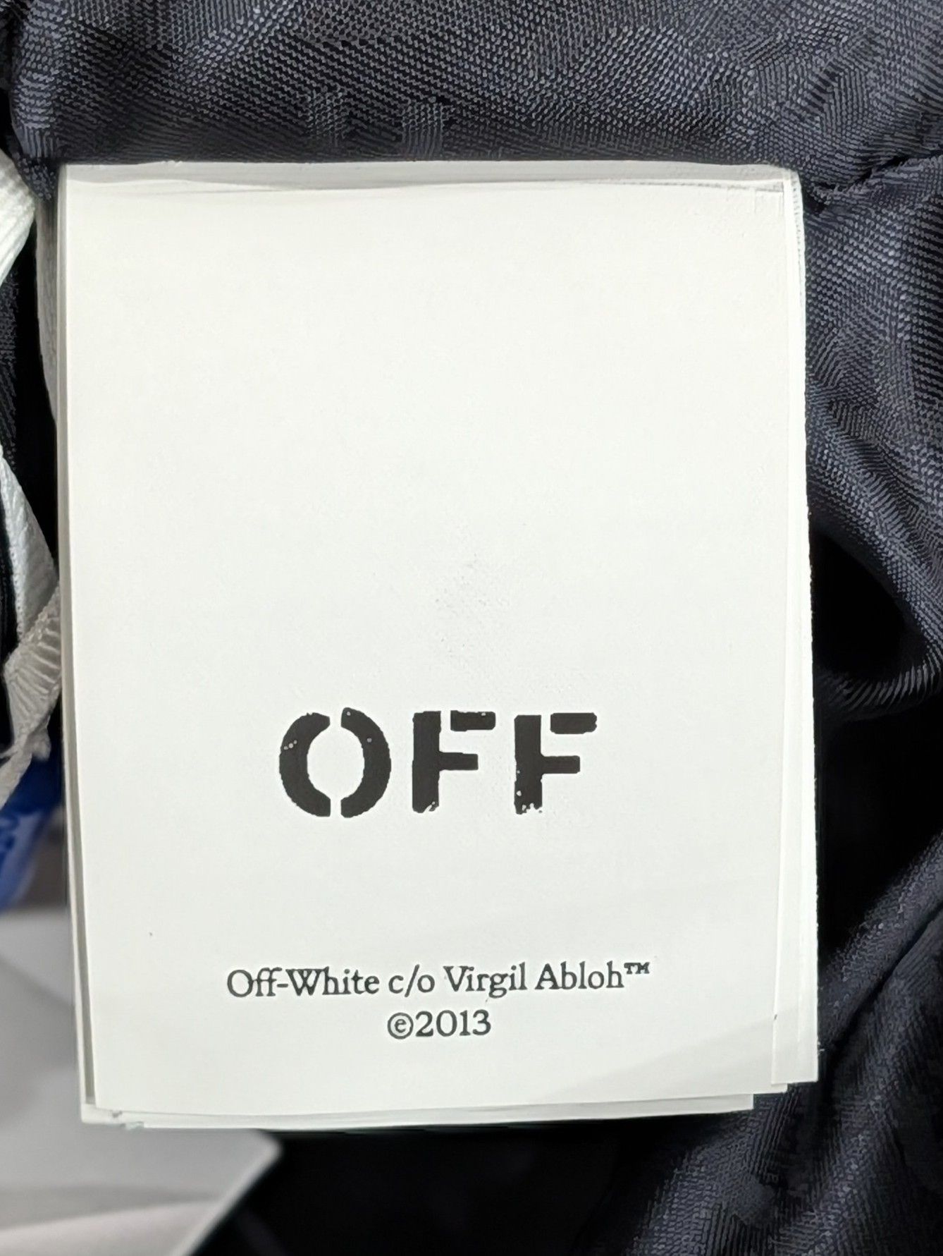 Off-White OFF-WHITE Buffalo 23 Pinstripe Wool Sport Coat Navy 52 US 42 Size 42R - 7 Thumbnail