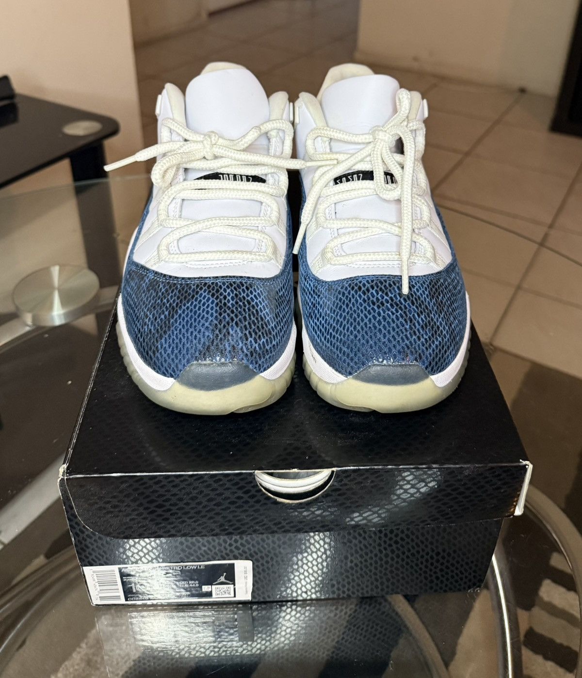 Jordan Brand Retro 11 Snakeskin/Blue Size US 10.5 / EU 43-44 - 1 Thumbnail