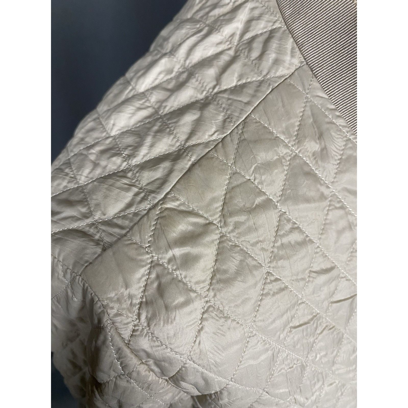 Moncler Moncler Eliane Giubbotto Women's Beige Quilted Jacket Size 0 Size XS / US 0-2 / IT 36-38 - 10 Thumbnail