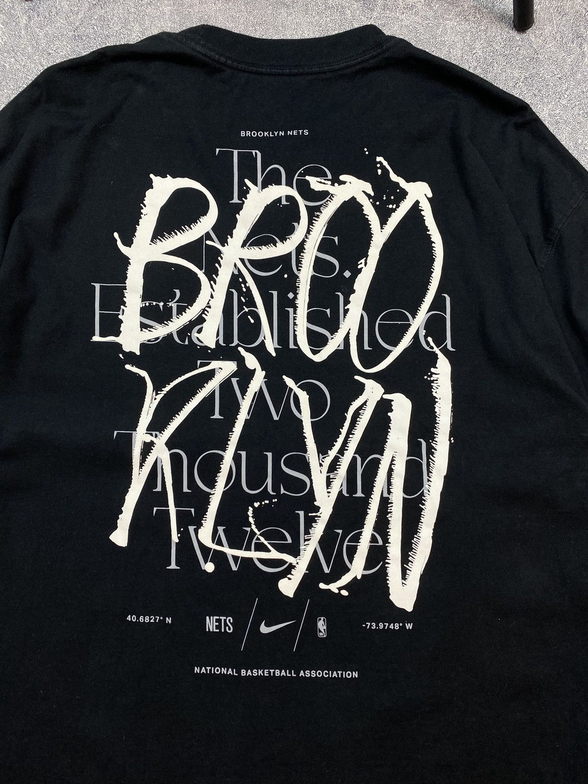 NBA × Nike Nike Brooklyn Nets NBA Basketball Sweatshirt Size US L / EU 52-54 / 3 - 6 Thumbnail