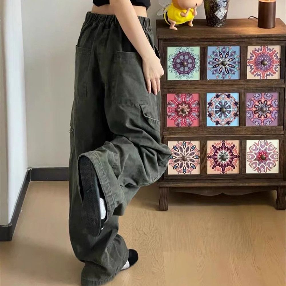 Japanese Brand × Vintage Unisex Loose Casual Spring Cargo pants Size US 33 - 3 Thumbnail