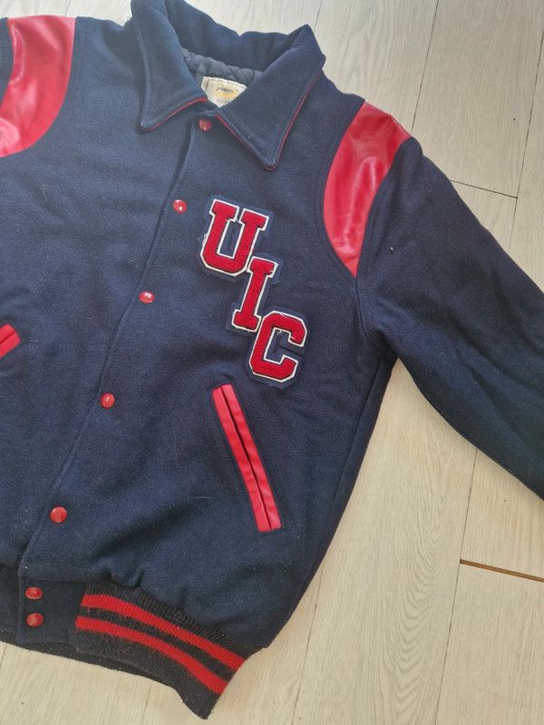 Japanese Brand Woolen varsity baseball jacket ULC embroidery Size US L / EU 52-54 / 3 - 3 Thumbnail