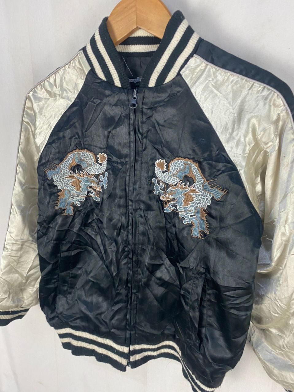 Japanese Brand Embroidered dragon sukajan zipper jacket Size US XS / EU 42 / 0 - 3 Thumbnail