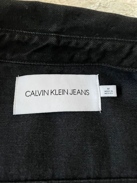 Calvin Klein Calvin Klein Black Denim Jacket (Size M) Size US M / EU 48-50 / 2 - 4 Thumbnail