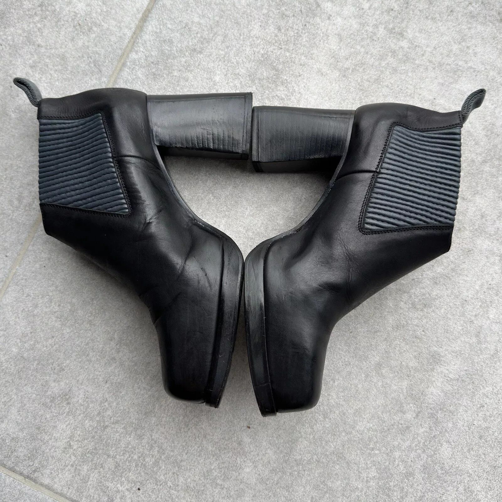 Acne Studios Acne Studios Leather Pump Heel Shoes Platform Boots Womens Size US 7 / IT 37 - 8 Thumbnail