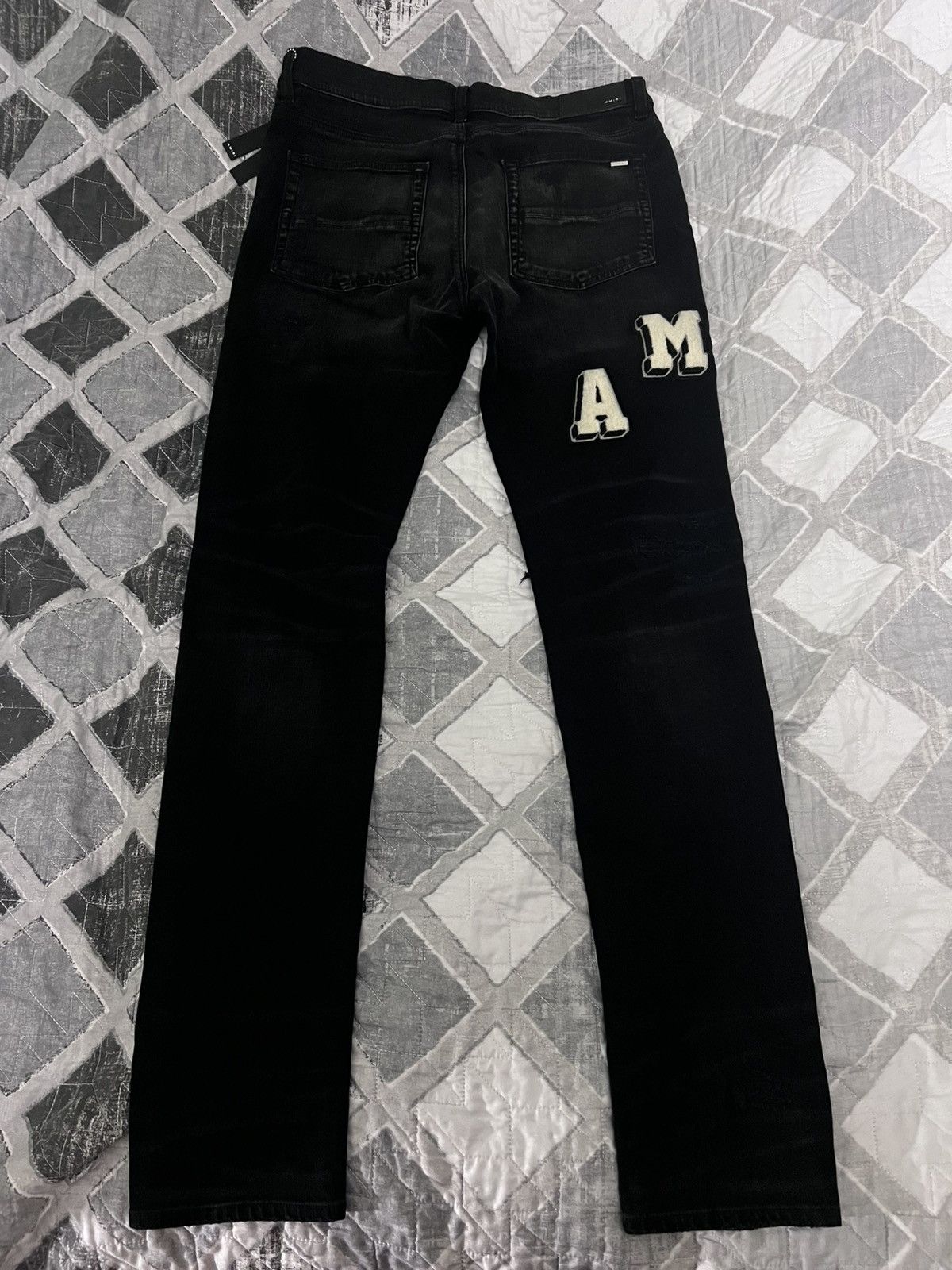 Amiri Amiri Varsity Jean Size US 34 / EU 50 - 2 Thumbnail