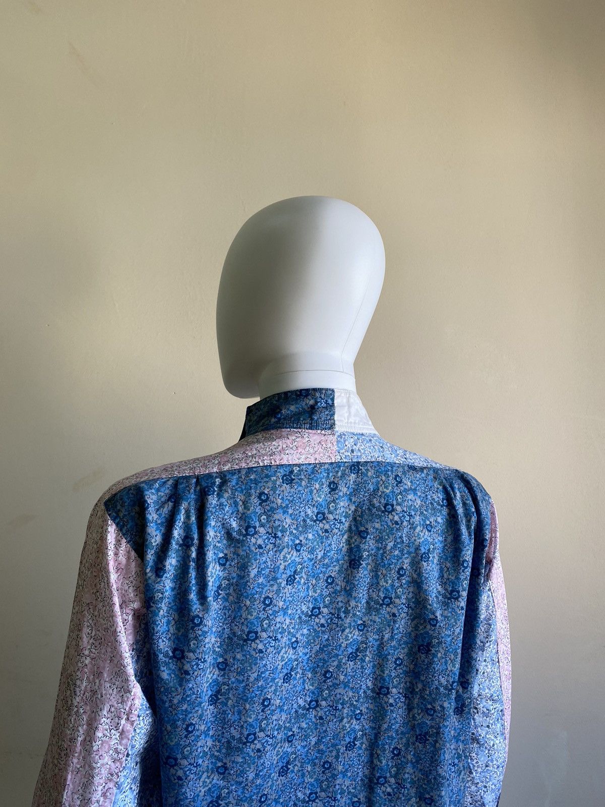 Loewe Loewe Multicolor Asymmetrical Button Up Patchwork Shirt Size XS / US 0-2 / IT 36-38 - 13 Thumbnail
