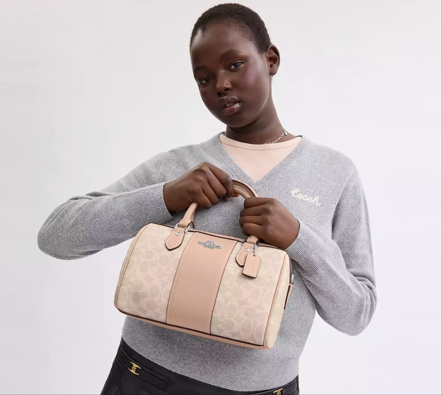 Coach Rowan Satchel Bag In Signature Canvas CW376 Size ONE SIZE - 7 Thumbnail