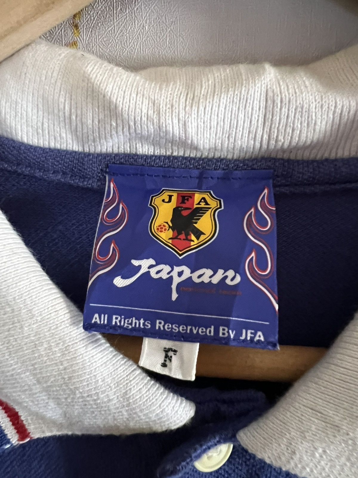 Vintage Vintage Japan JFA 1996 Football TShirt Rare 90s Jersey Size US L / EU 52-54 / 3 - 7 Thumbnail