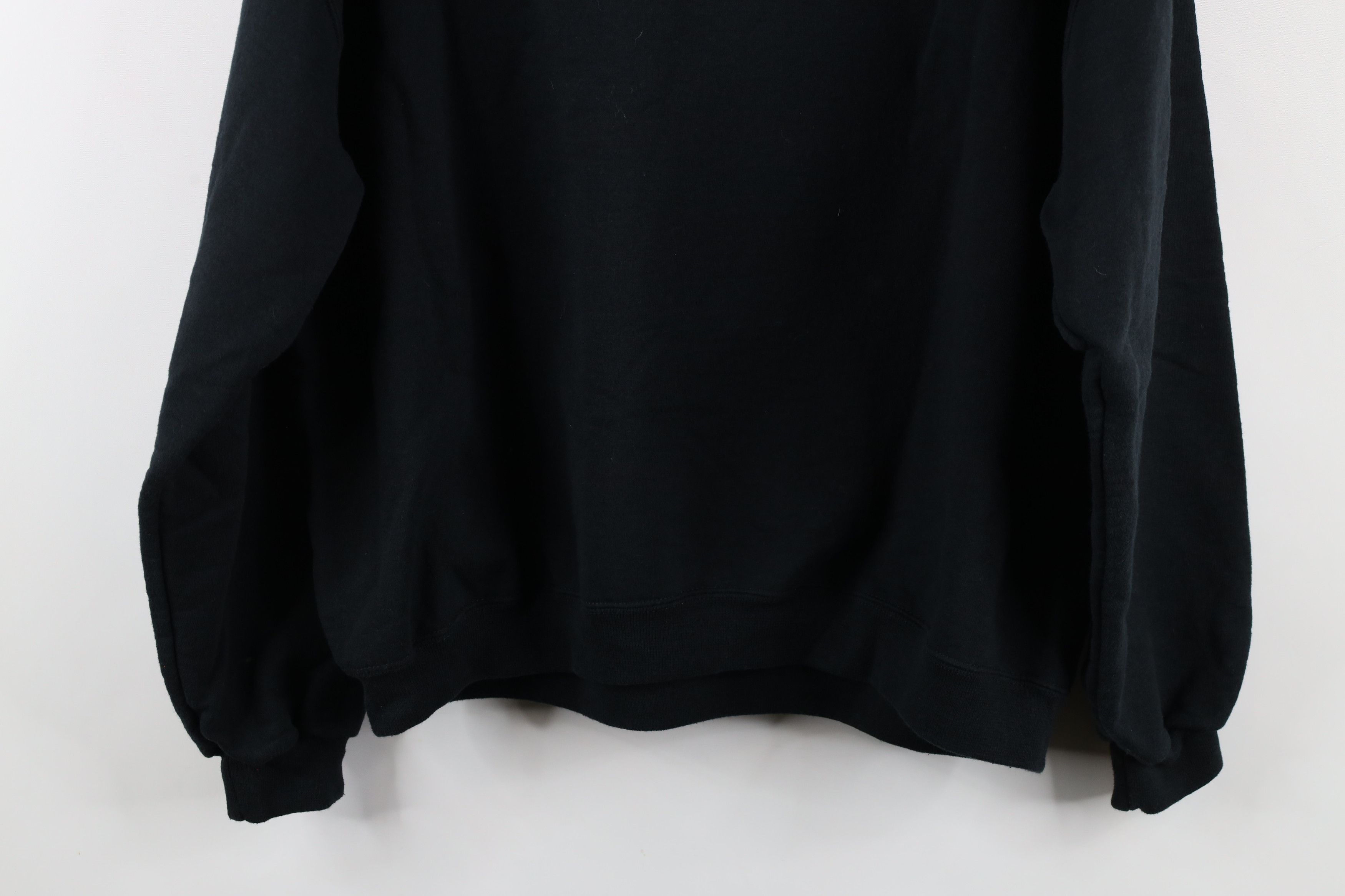 Vintage Vintage 90s Streetwear Heavyweight Crewneck Sweatshirt Black Size US XL / EU 56 / 4 - 7 Thumbnail