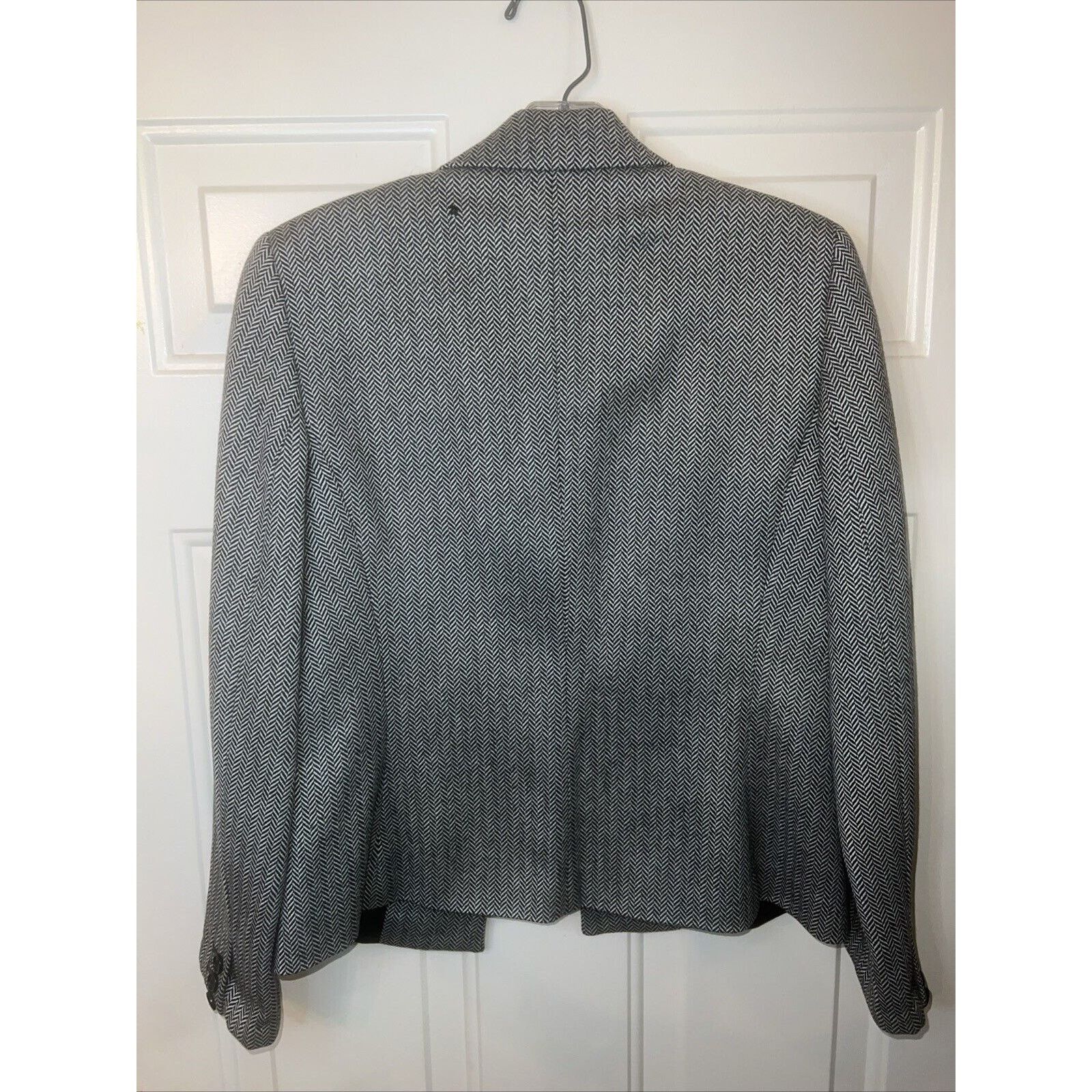 Ann Taylor Ann Taylor Women’s Blazer 3 Button Size 6 Wool Jacket Black Size M / US 6-8 / IT 42-44 - 7 Thumbnail