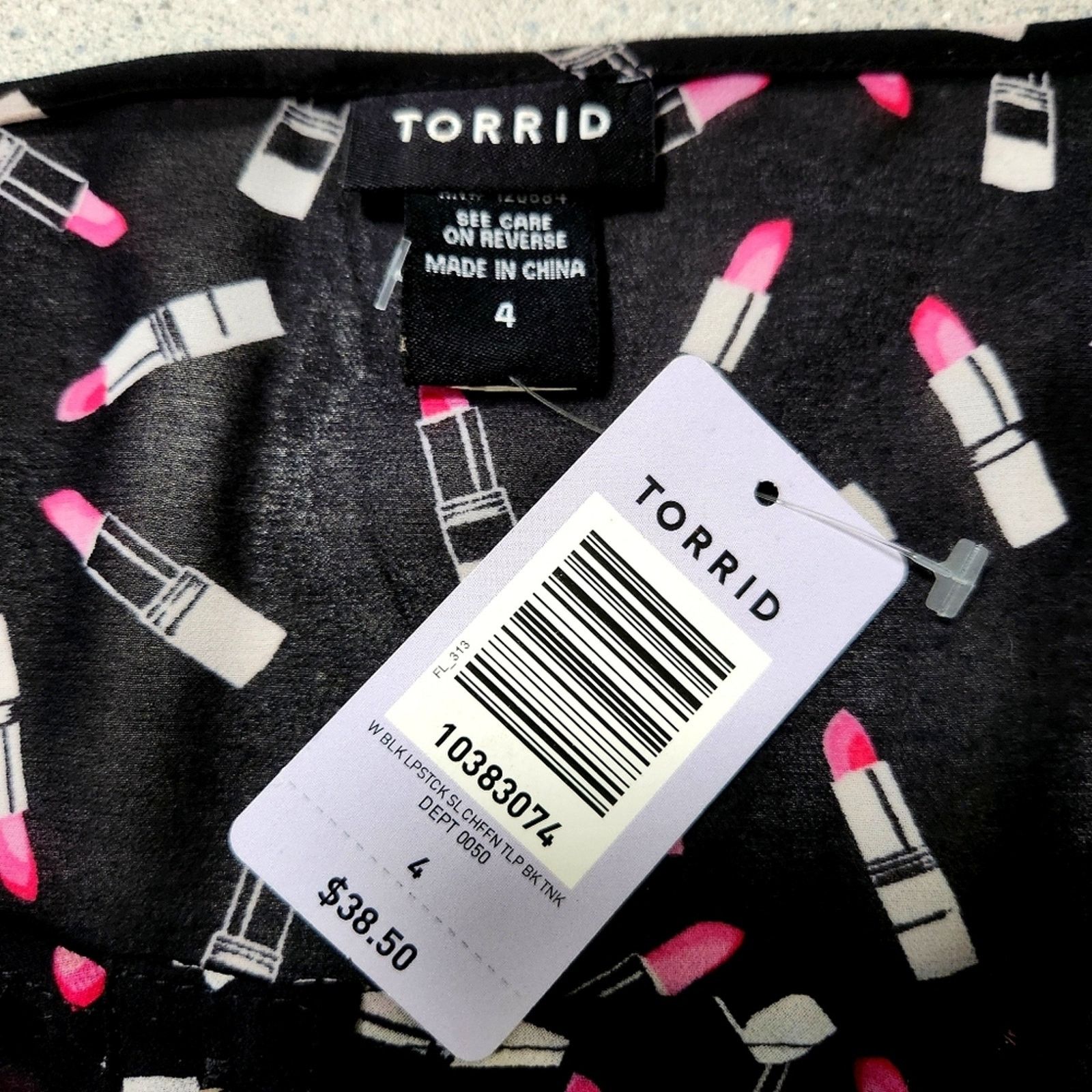 Torrid TORRID ☆ PINK LIPSTICK ☆ PETAL BACK TANK ☆ 4x ☆ NWT Size 4XL / US 24-26 - 11 Thumbnail