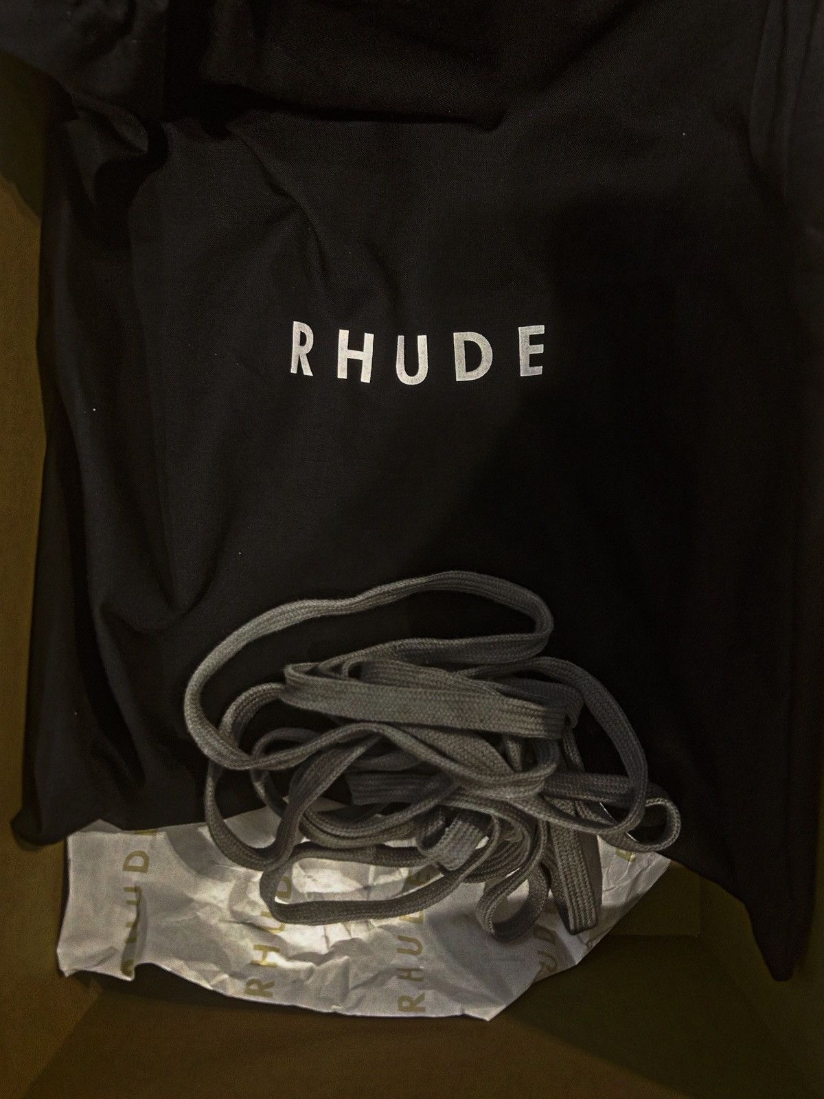Rhude Rhude Recess Leather High-top Sneaker Size US 12 / EU 45 - 4 Thumbnail