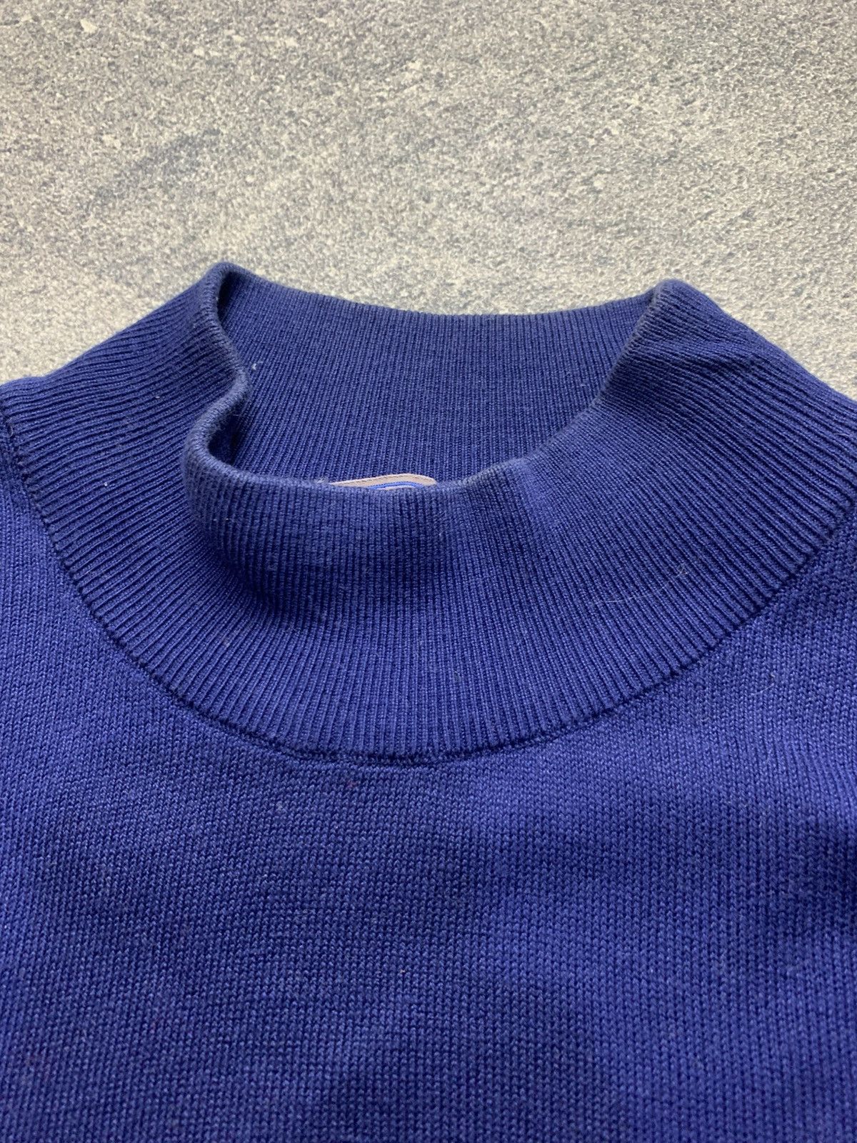 Kenzo 🐍 Vintage 80s Kenzo Mock Neck Knit Sweater Size US M / EU 48-50 / 2 - 2 Thumbnail