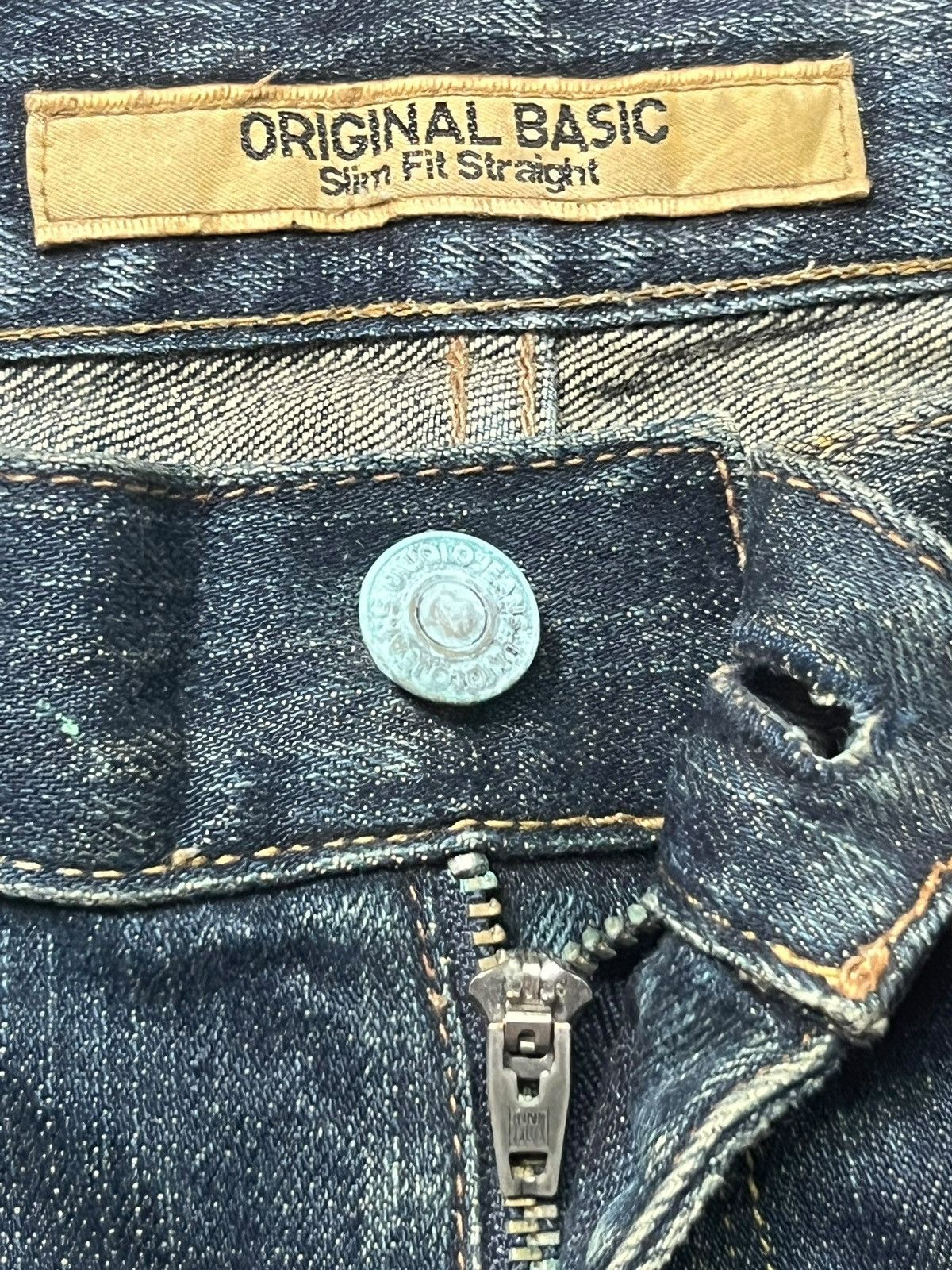 Uniqlo Vintage Uniqlo S-001 Japan - Faded Rusty Wash Jeans Size US 34 / EU 50 - 10 Thumbnail