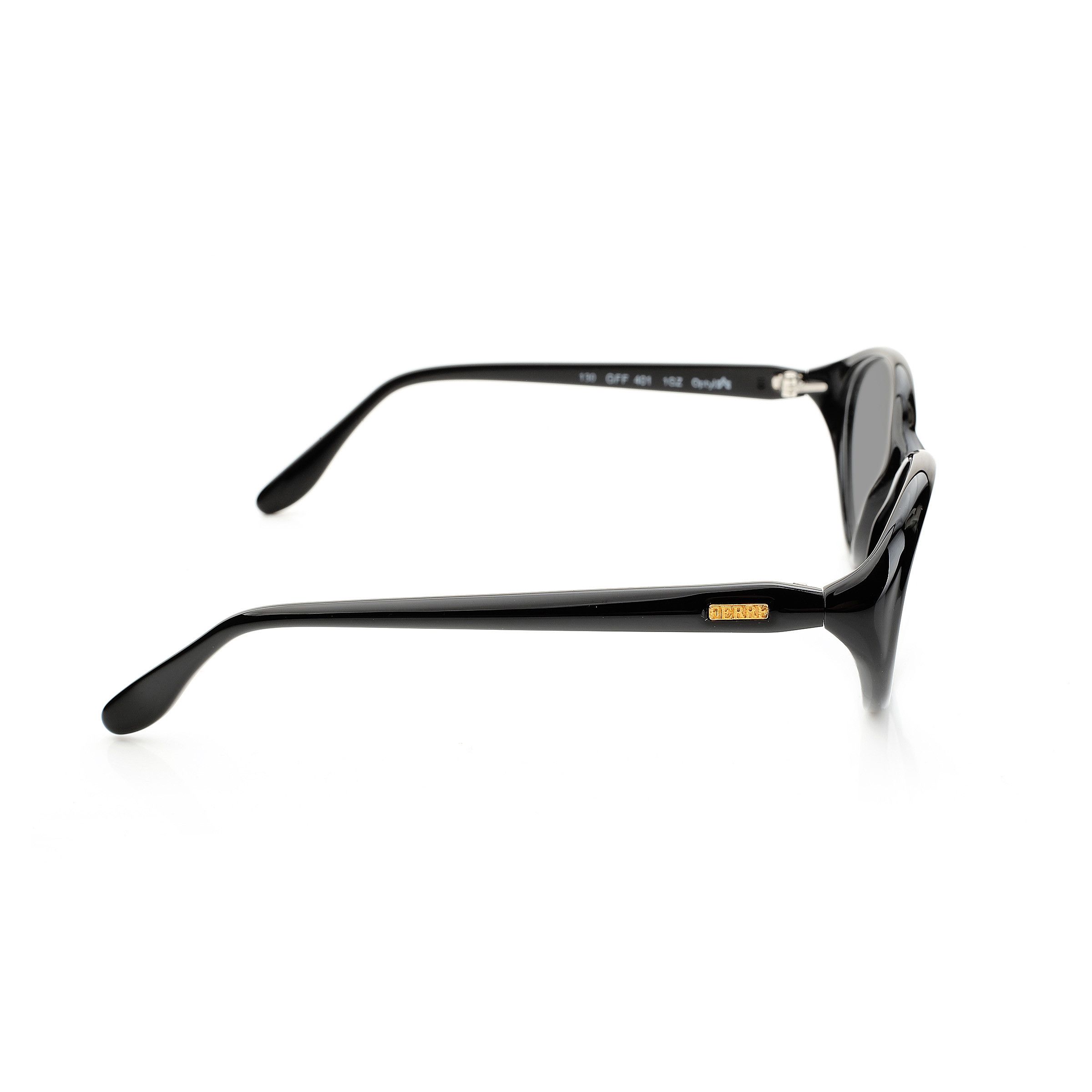 Gianfranco Ferre Gianfranco Ferre '90s Black & Gold Oval Sunglasses Size ONE SIZE - 2 Thumbnail