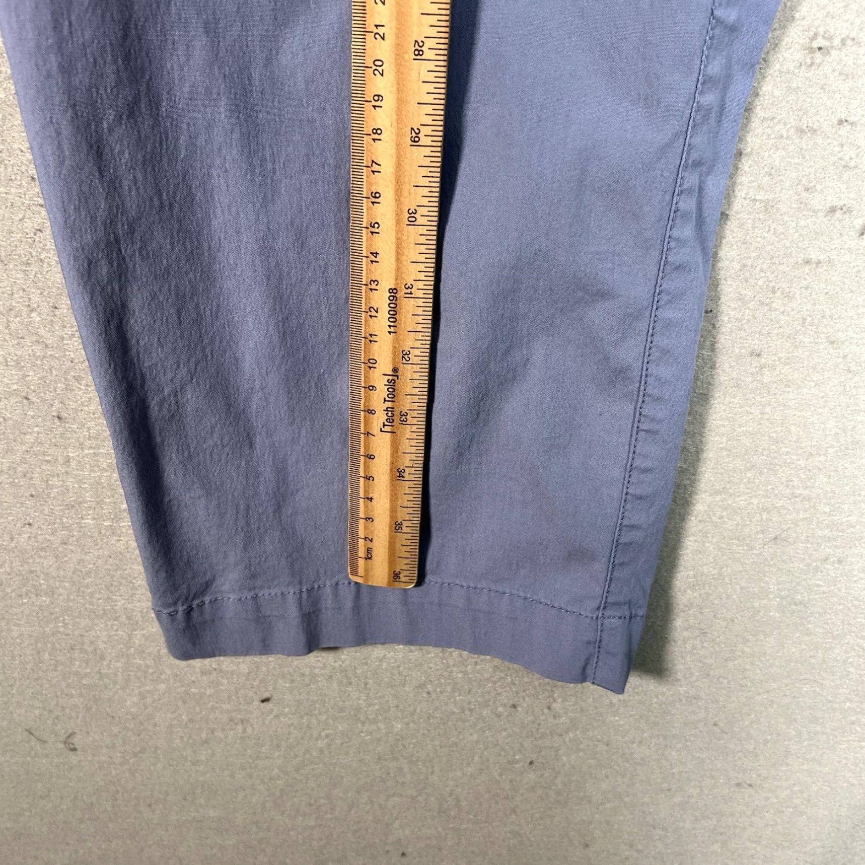 Gap VINTAGE Gap Wide Leg Pants Womens Medium Blue Elastic Waist Straight Leg Pants Theme: Chino Womens Size 32" / US 10 / IT 46 - 4 Thumbnail