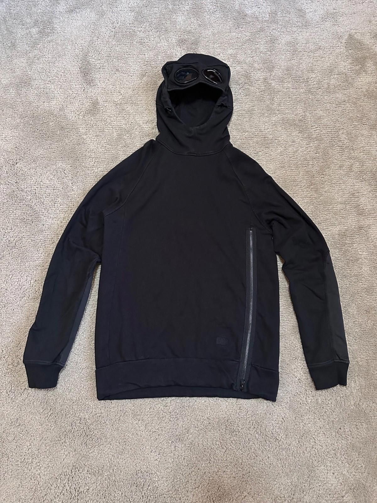 C.P. Company CP Company Zip Goggle Hoodie Jumper Black Sweatshirt Jacket Size US S / EU 44-46 / 1 - 1 Thumbnail