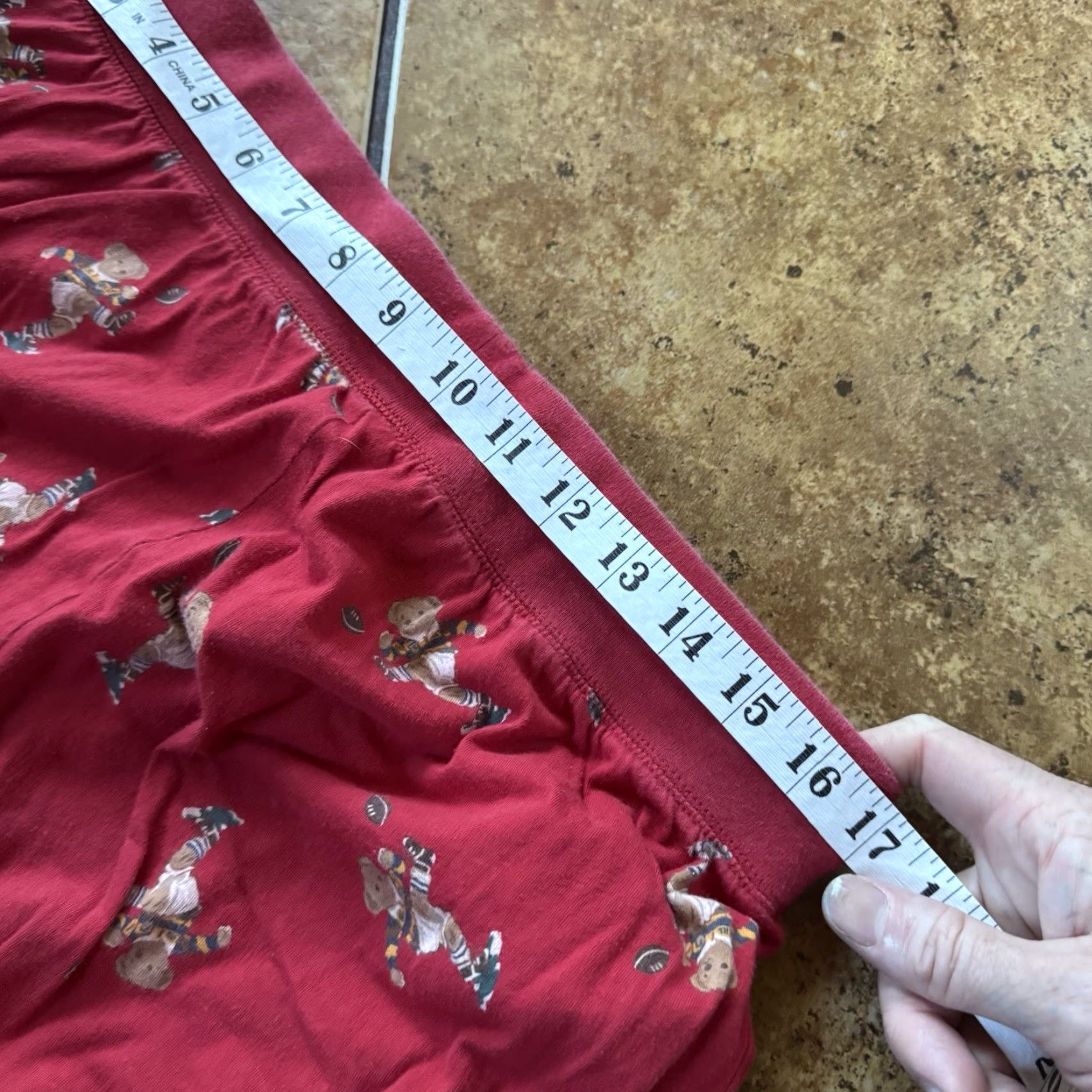 Polo Ralph Lauren Polo Ralph Lauren Pajama Pants Bear Skiing Red Men’s Lounge Size M Size US M / EU 48-50 / 2 - 6 Thumbnail