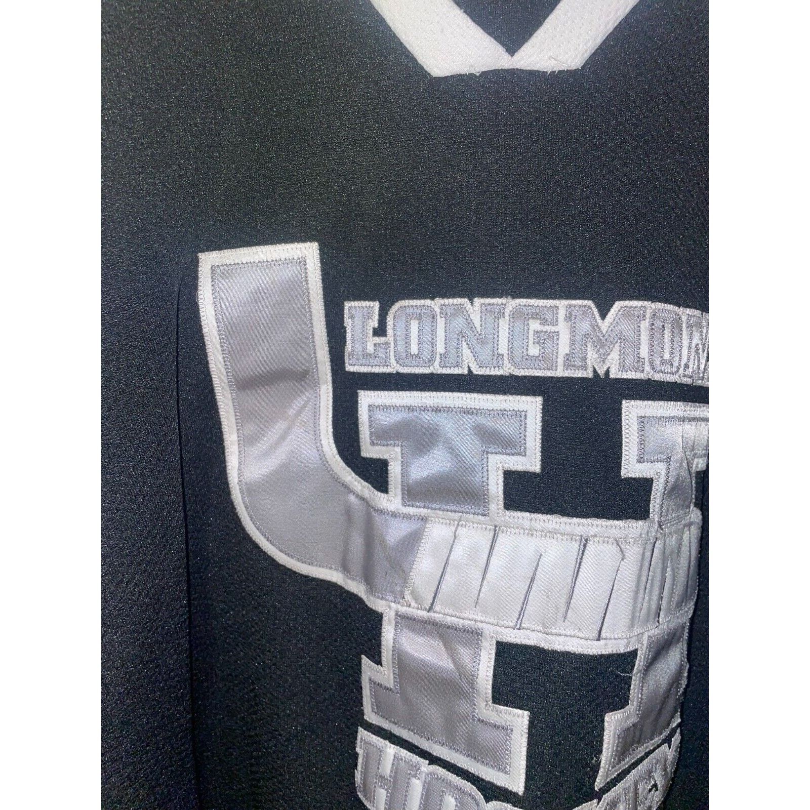 Vintage Vintage Black Hockey Jersey Teamwork Longmont VTG L Large Size US L / EU 52-54 / 3 - 2 Thumbnail