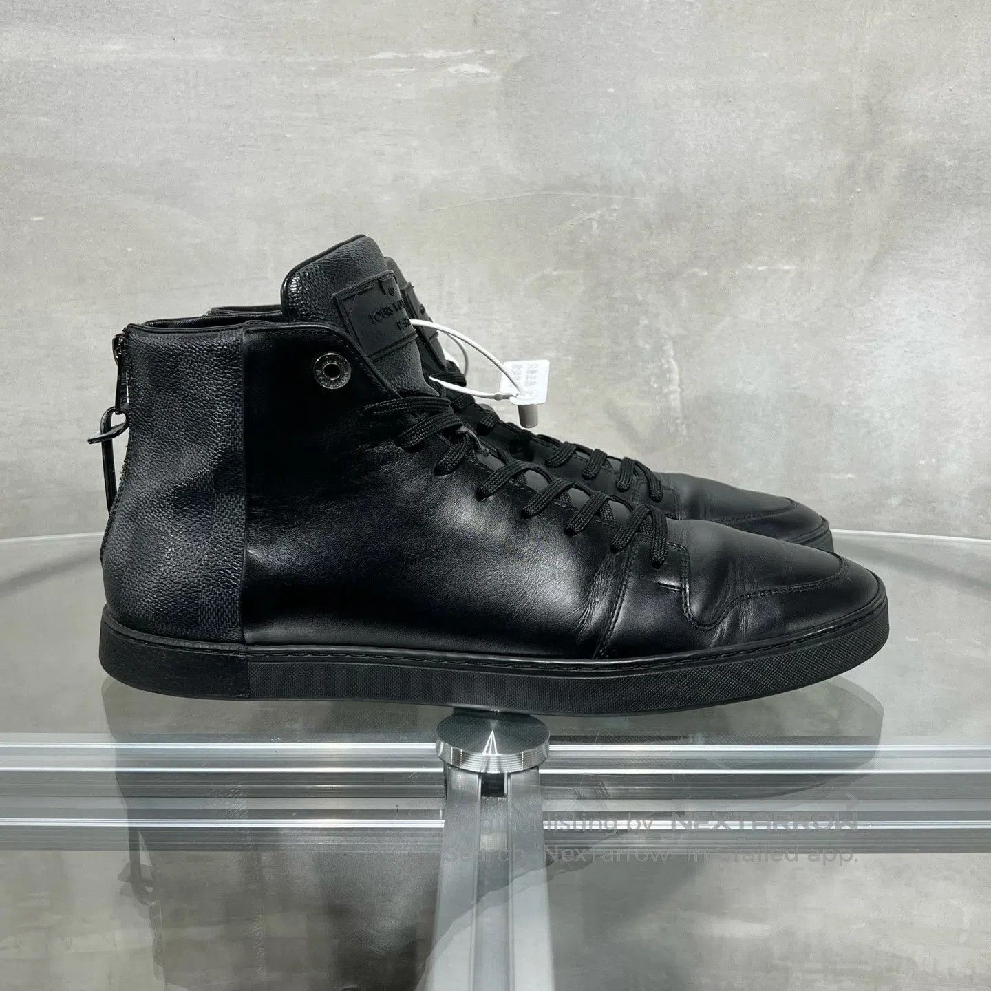 Louis Vuitton Louis Vuitton High-top checkered board shoes Size US 8.5 / EU 41-42 - 4 Thumbnail
