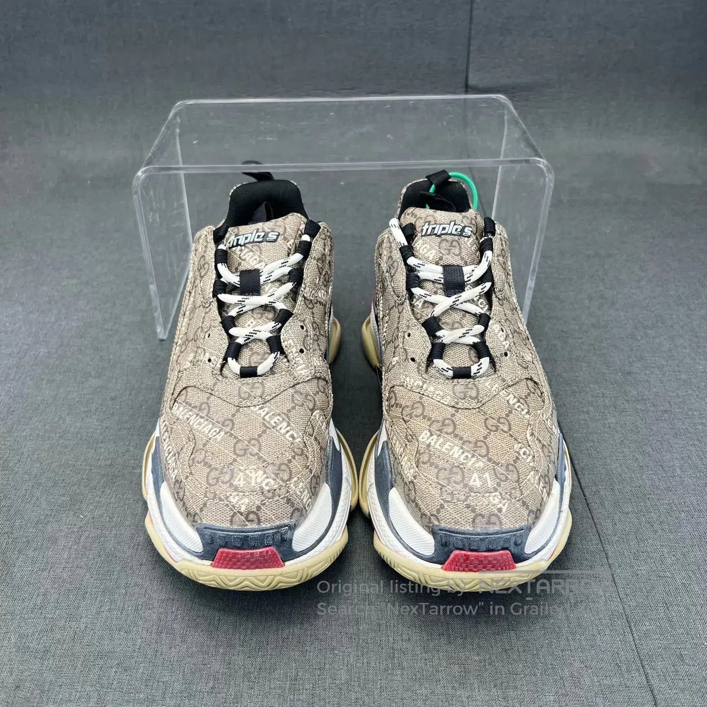 Balenciaga Multi-Color Chunky Lowtop Sneakers Size 8. Size US 8 / EU 41 - 7 Thumbnail