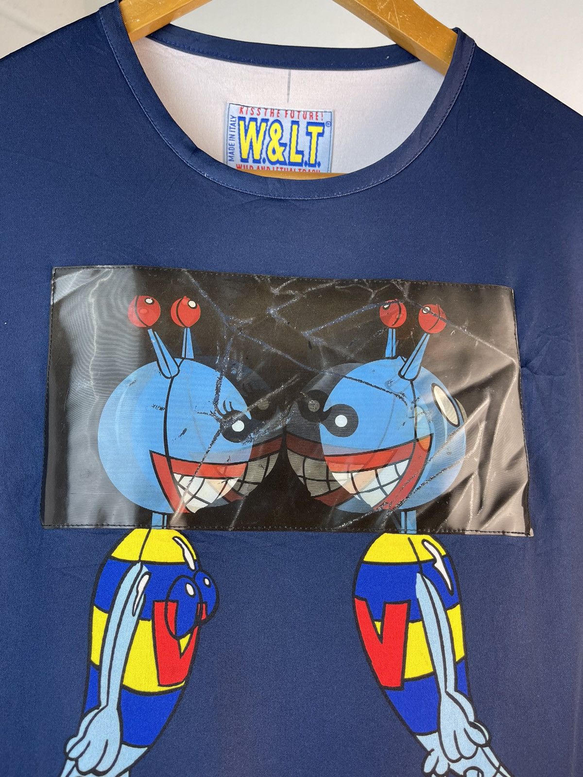 W&LT × Walter Van Beirendonck Rare 1998 W&LT Holographic Couple Jersey Size US L / EU 52-54 / 3 - 6 Thumbnail